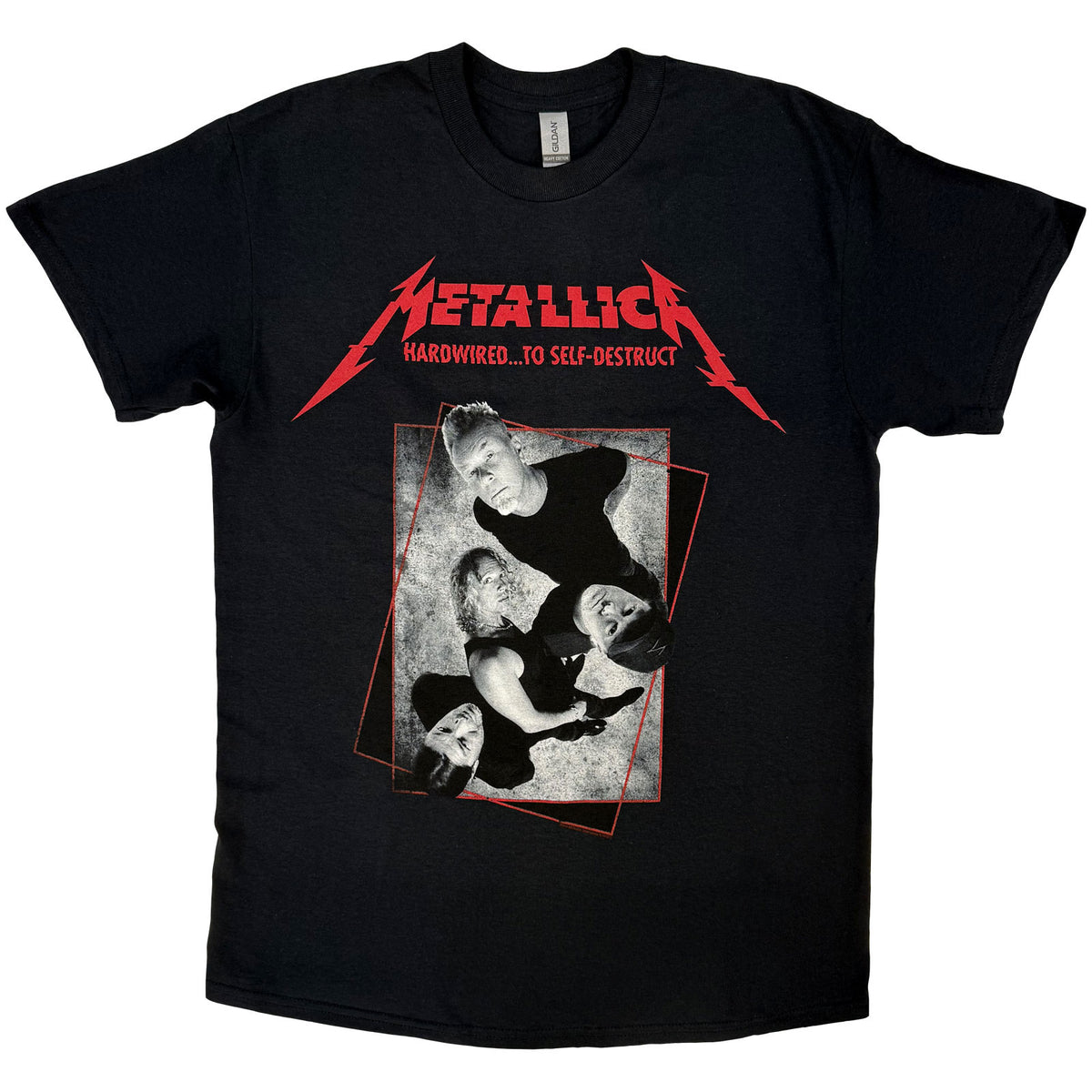 METALLICA - HARDWIRED BAND CONCRETE - T-Shirt Black