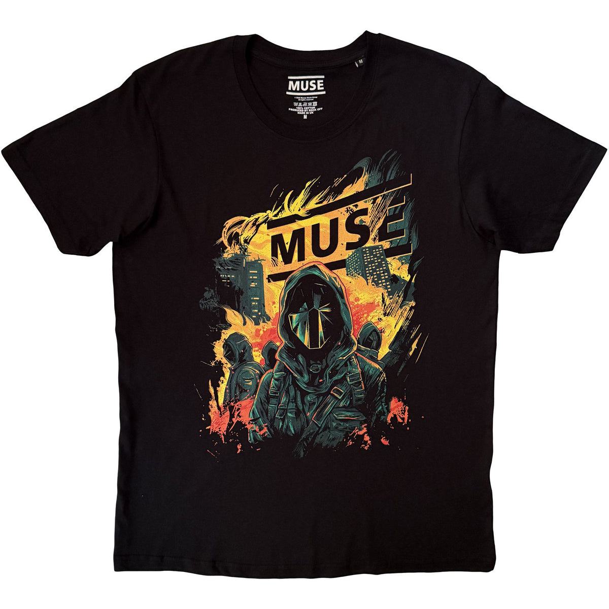 MUSE - BURNING - T-Shirt Black