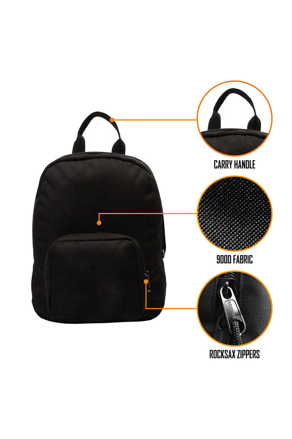 Rocksax Sleep Token Mini Backpack - Granite