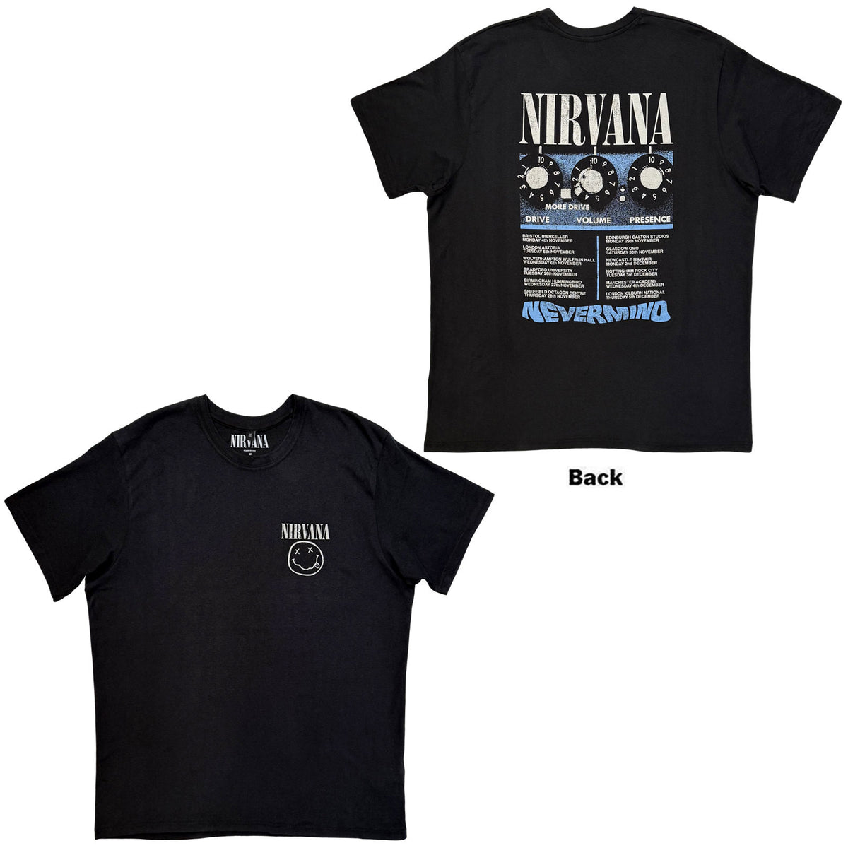 NIRVANA - MORE DRIVE - Carbon T-Shirt Black