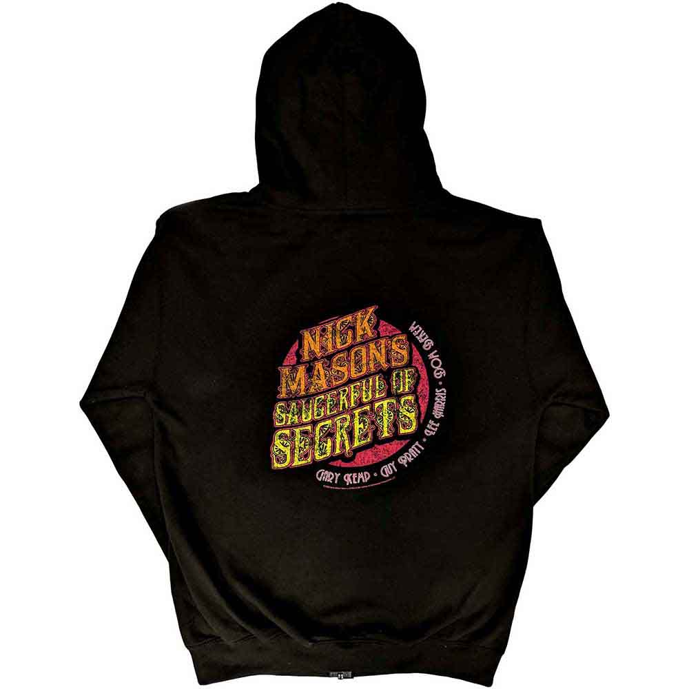 NICK MASON'S SAUCERFUL OF SECRETS - LOGO - Zipped Hoodie Black