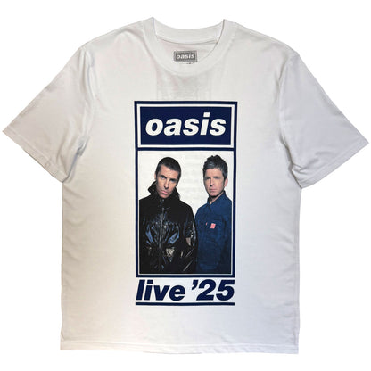 OASIS - COLOUR PHOTO LIVE '25 WORLD TOUR - T-Shirt White