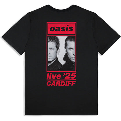 OASIS - CARDIFF 5 JULY EVENT - T-Shirt Black