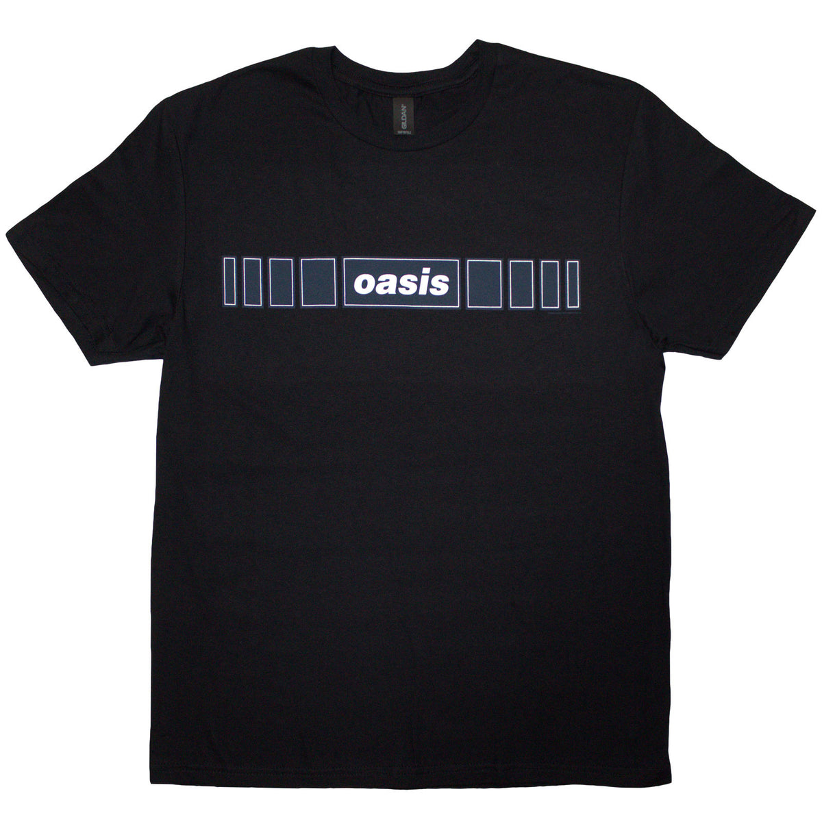 OASIS - HORIZONTAL BARS LOGO - T-Shirt Black