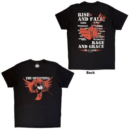 THE OFFSPRING - RISE AND FALL - Carbon T-Shirt Black