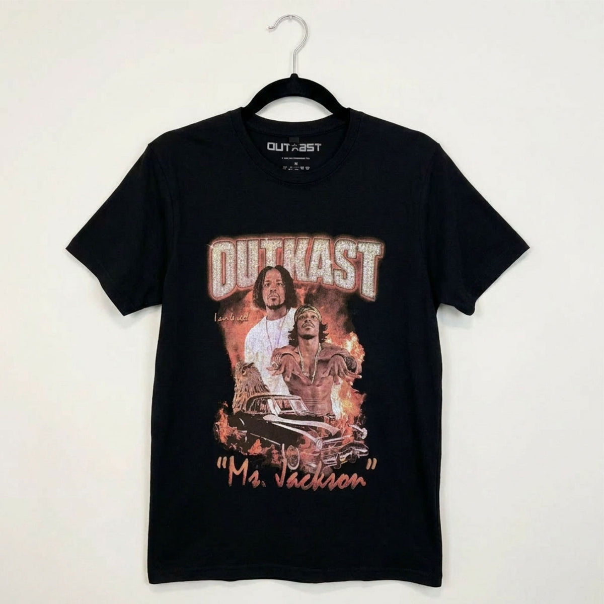 OUTKAST - MS. JACKSON - Carbon T-Shirt Black