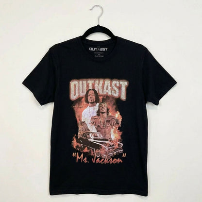 OUTKAST - MS. JACKSON - Carbon T-Shirt Black