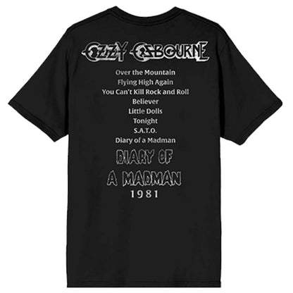 OZZY OSBOURNE - DIARY OF A MADMAN TRIBUTE - T-Shirt Black
