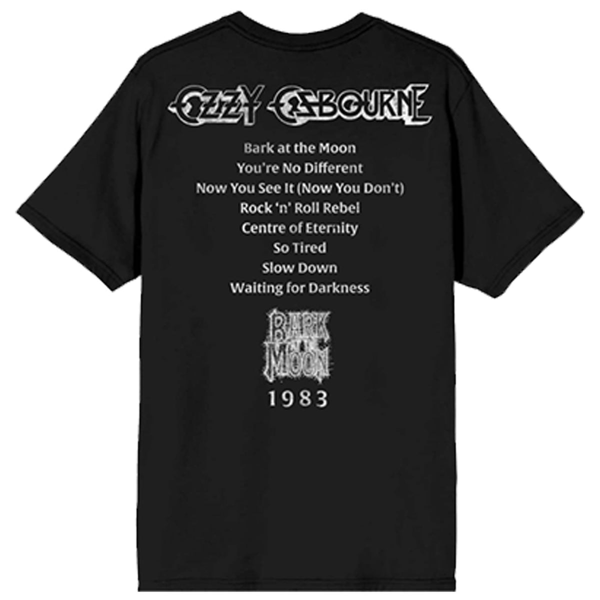 OZZY OSBOURNE - BARK AT THE MOON TRIBUTE - T-Shirt Black