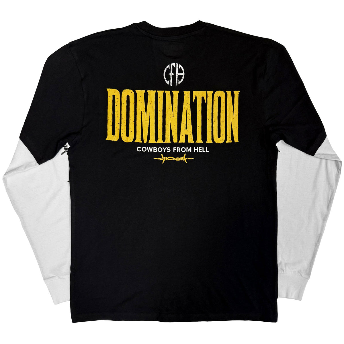 PANTERA - TEXAS TO DOMINATION - Layered Long Sleeve T-Shirt Multicolour