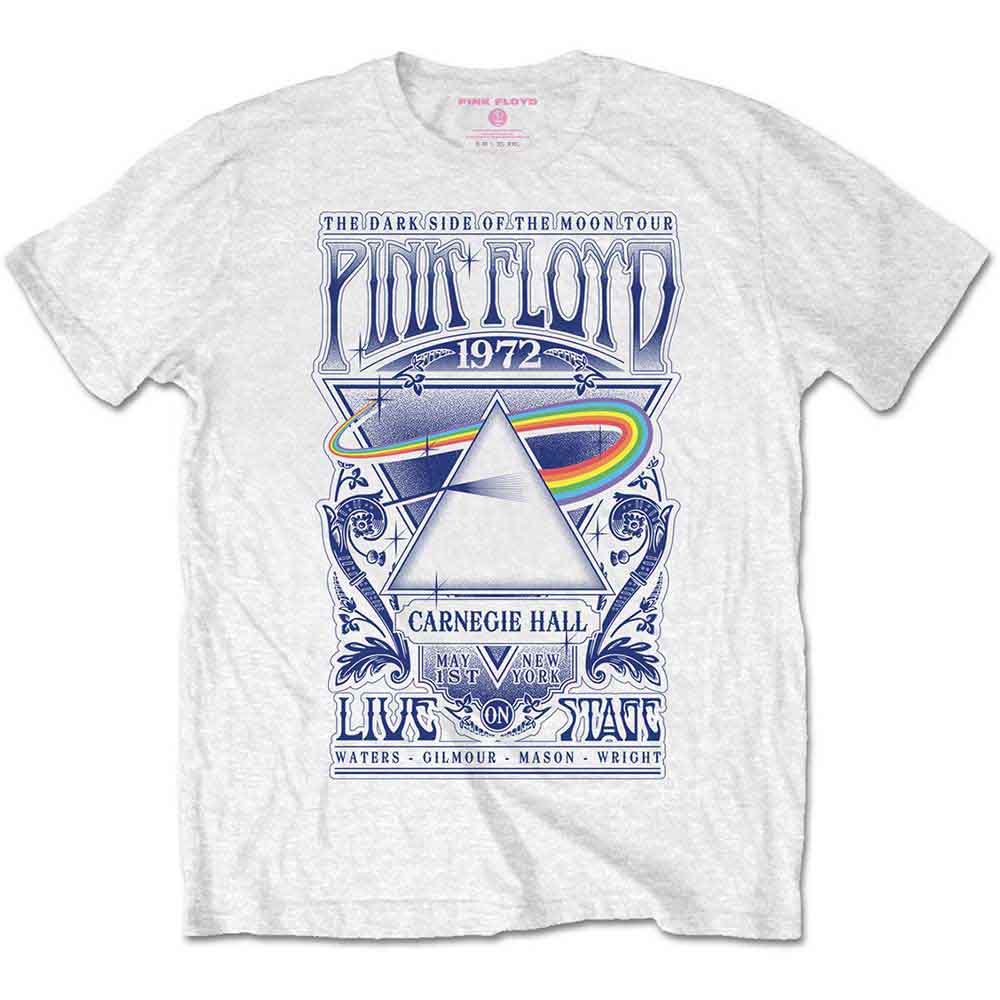 PINK FLOYD - CARNEGIE HALL POSTER - T-Shirt White