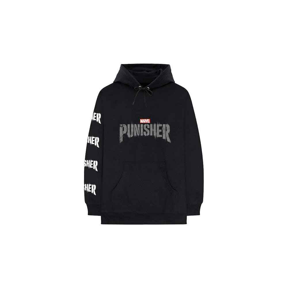 MARVEL COMICS - PUNISHER STAMP - Pullover Hoodie Black