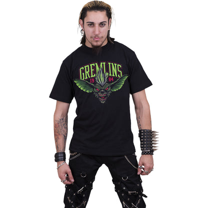 GREMLINS - HOMEAGE STYLE - Front Print T-Shirt Schwarz