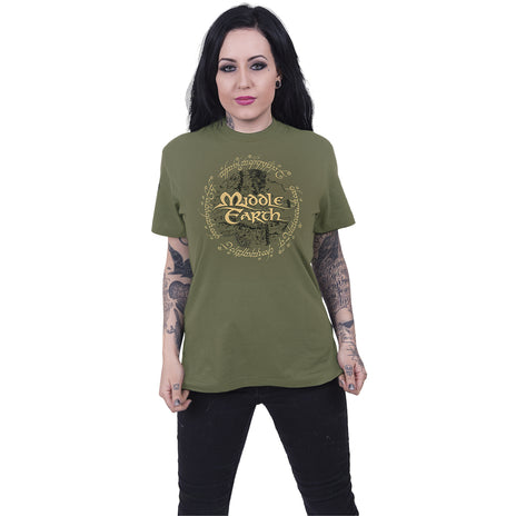 HERR DER RINGE - MITTE DER ERDE - T-Shirt Olivgrün
