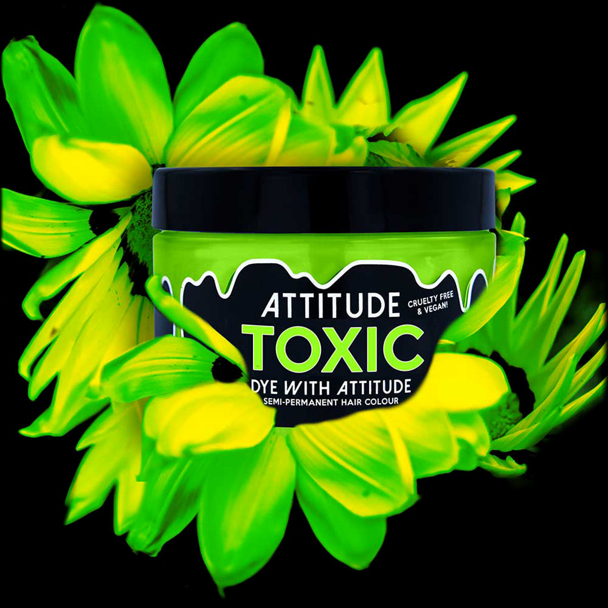 TOXIC UV GREEN - Attitude Haarfärbemittel - 135ml