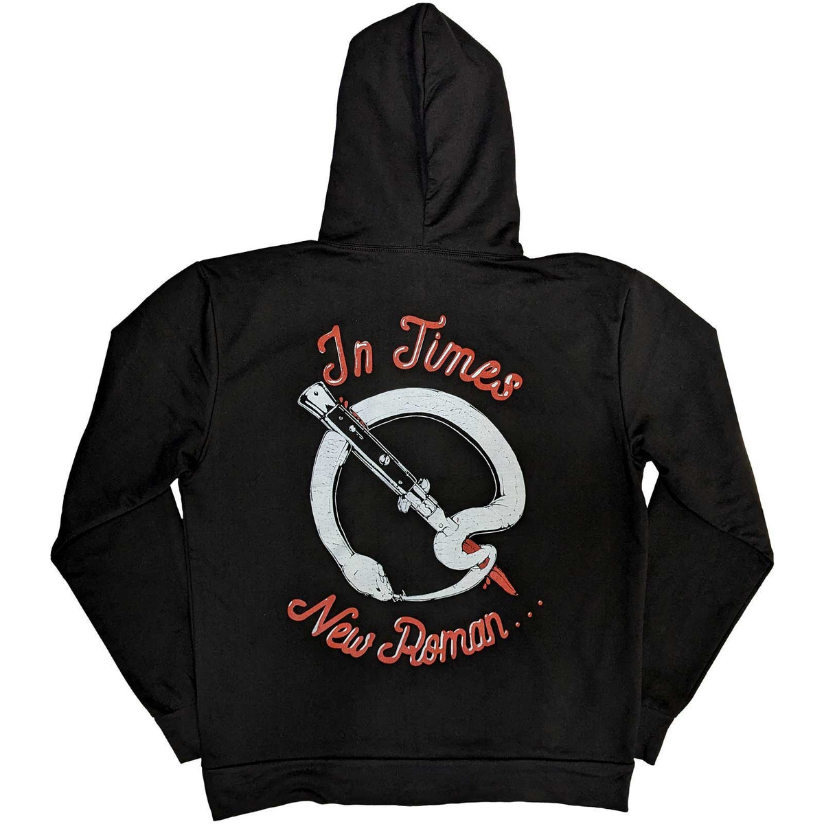 QUEENS OF THE STONE AGE - SNAKE LOGO - Pullover Hoodie Black