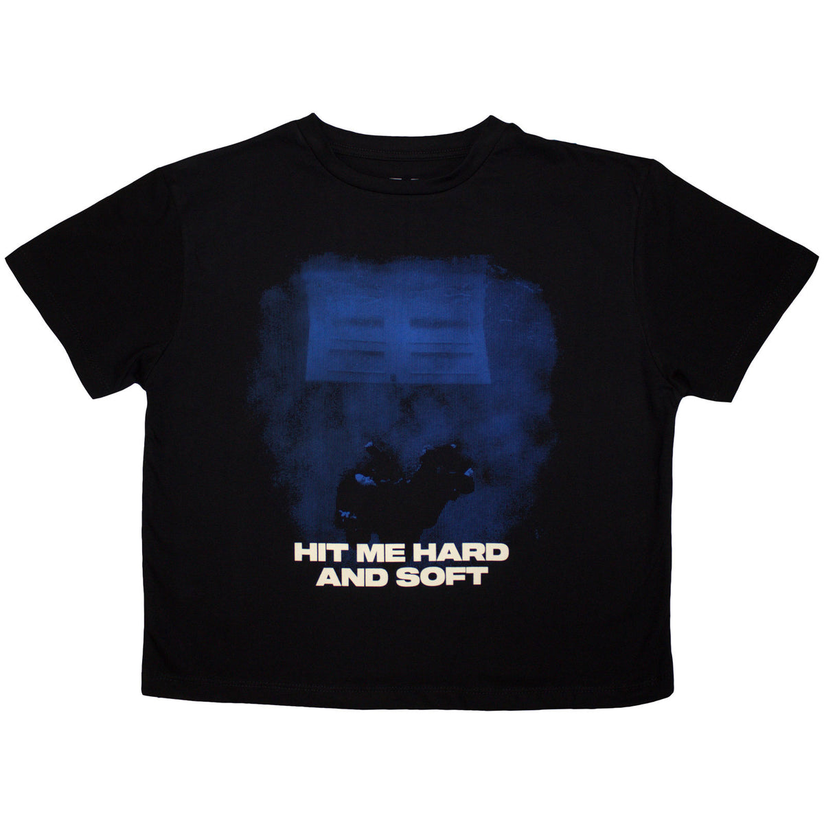BILLIE EILISH - HMHAS BLUE LINES - Crop Top Black