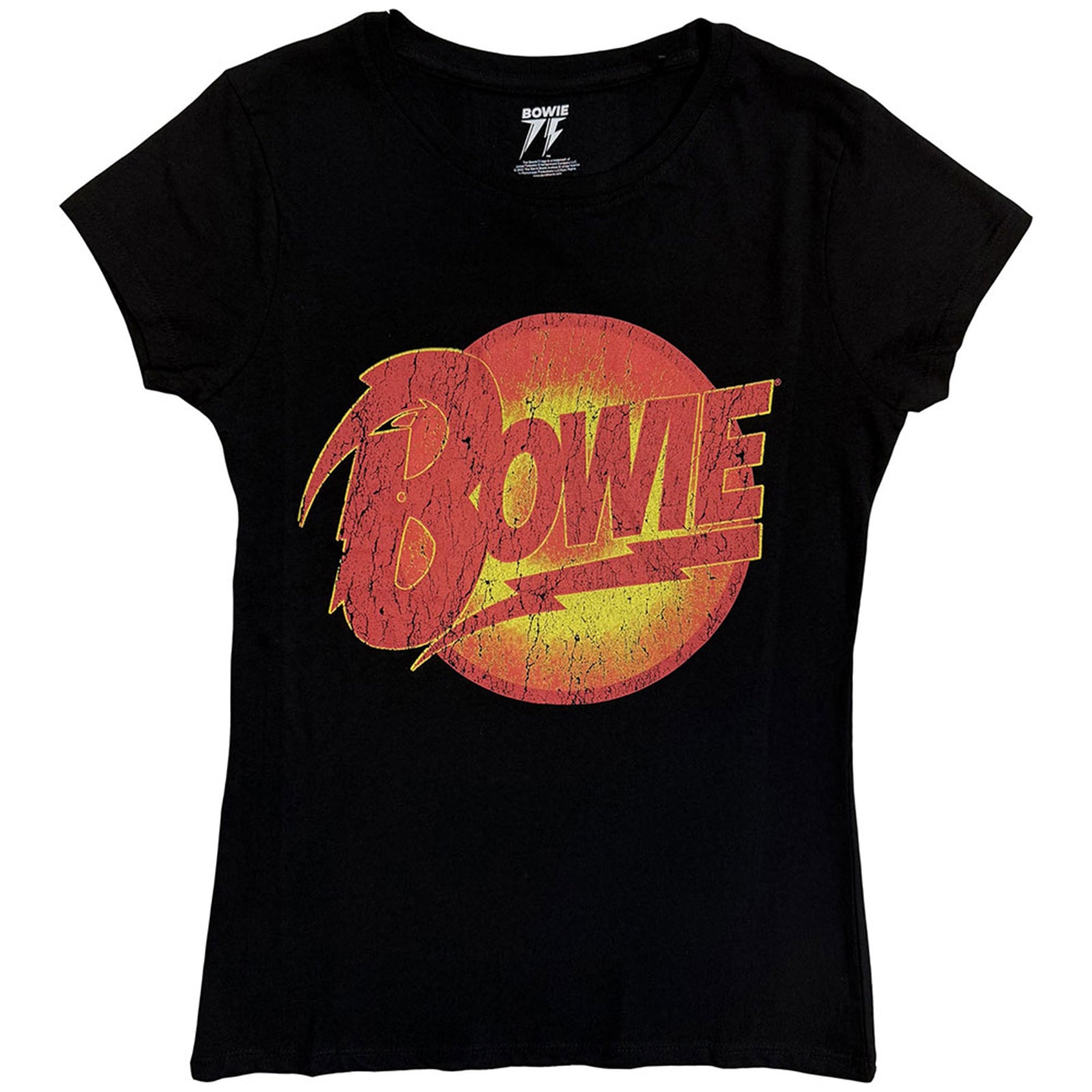 DAVID BOWIE - DIAMOND DOGS VINTAGE - Ladies T-Shirt Black