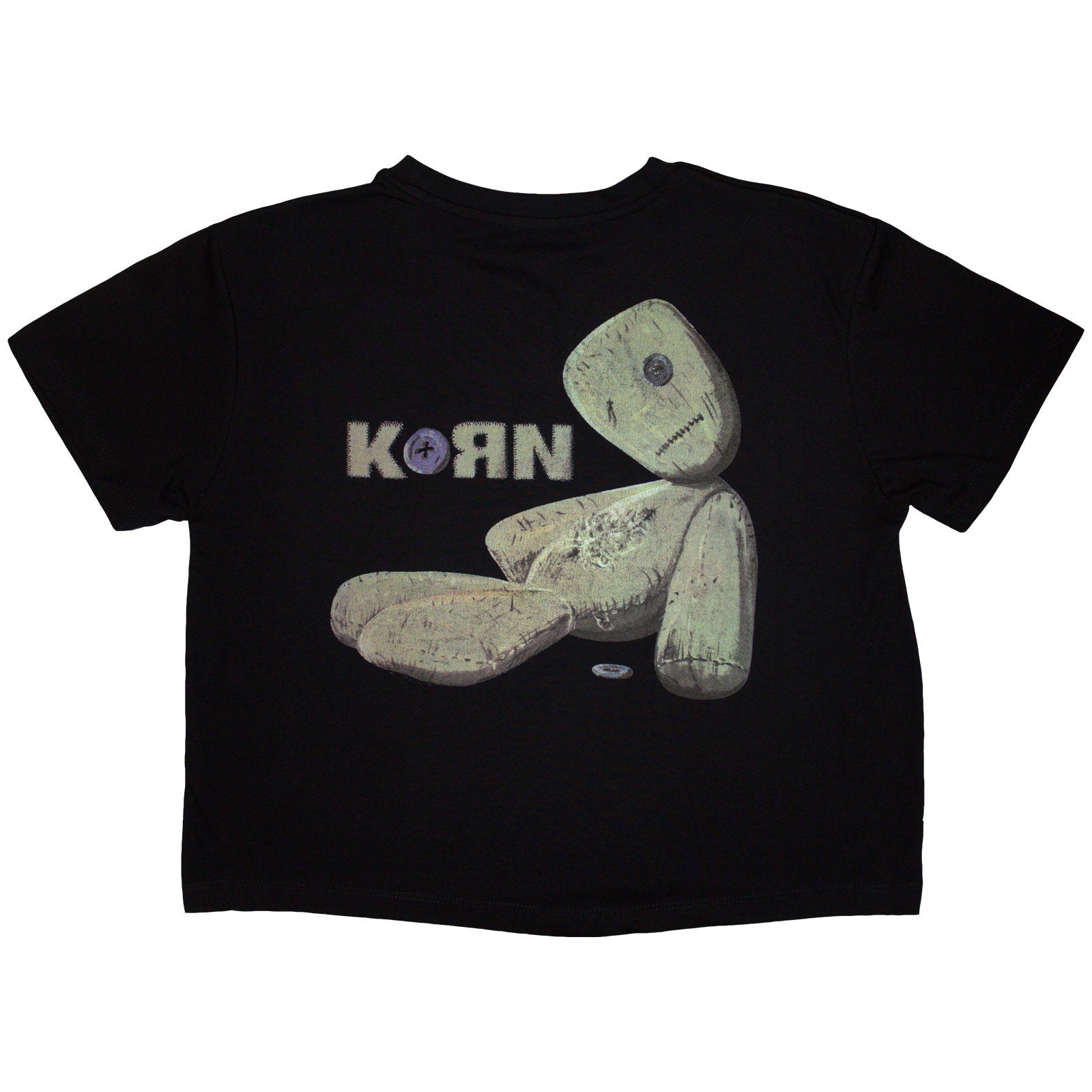 KORN - DOLL ISSUES - Crop Top Black (Back Print)