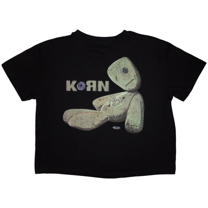 KORN - DOLL ISSUES - Crop Top Black (Back Print)