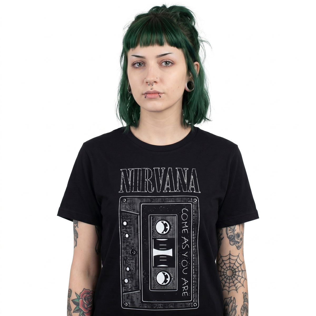 NIRVANA - AS YOU ARE TAPE - Ladies T-Shirt Black