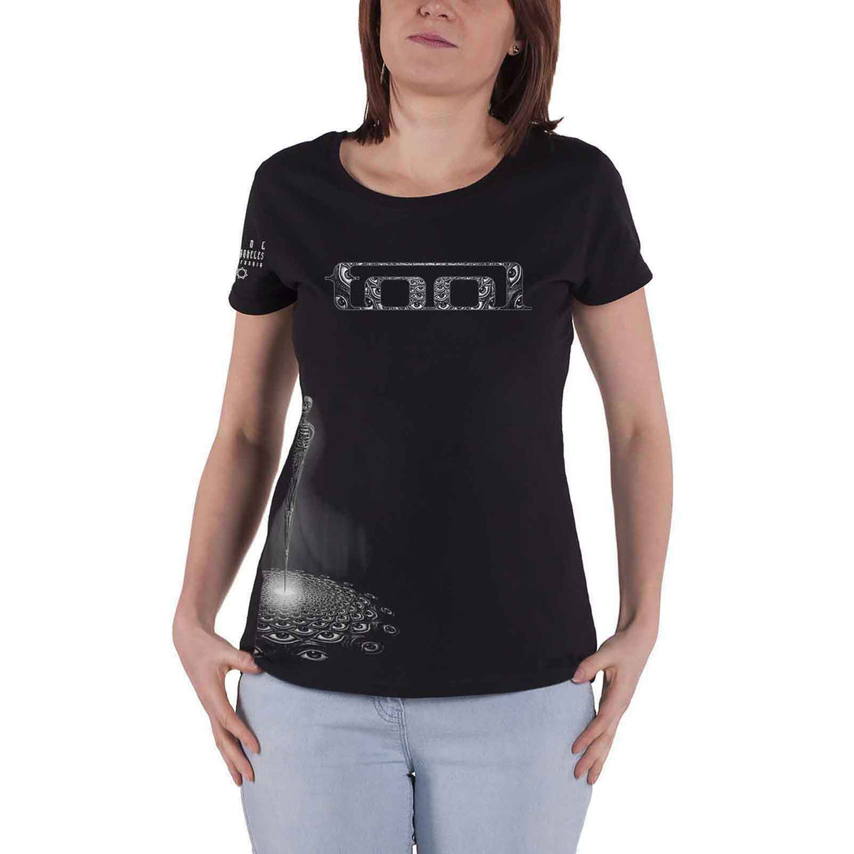 TOOL - SPECTRE BABY DOLL - Ladies T-Shirt Black (Sleeve Print)