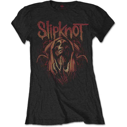 SLIPKNOT - EVIL WITCH - Ladies T-Shirt Black (Back Print)