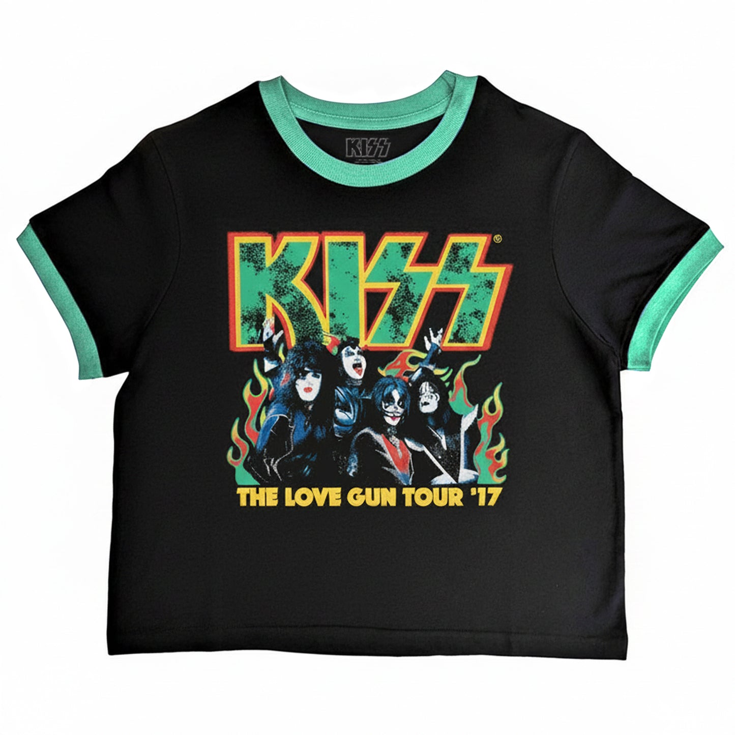 KISS - ST PADDY'S - Crop Top Black