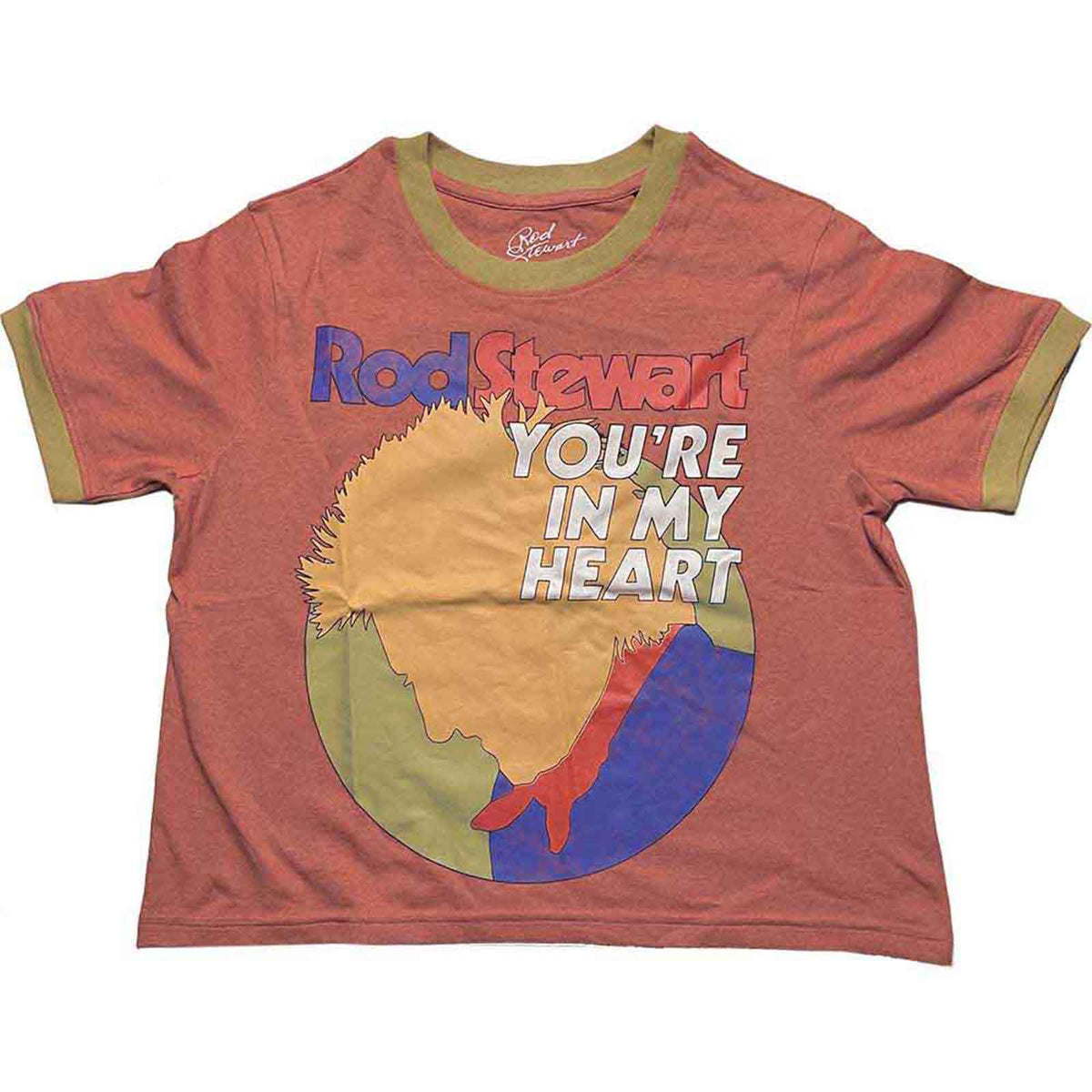 ROD STEWART - IN MY HEART - Crop Top Multicolour