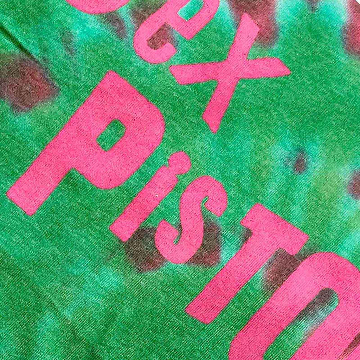THE SEX PISTOLS - LOGO - Crop Top Green (Wash Collection)