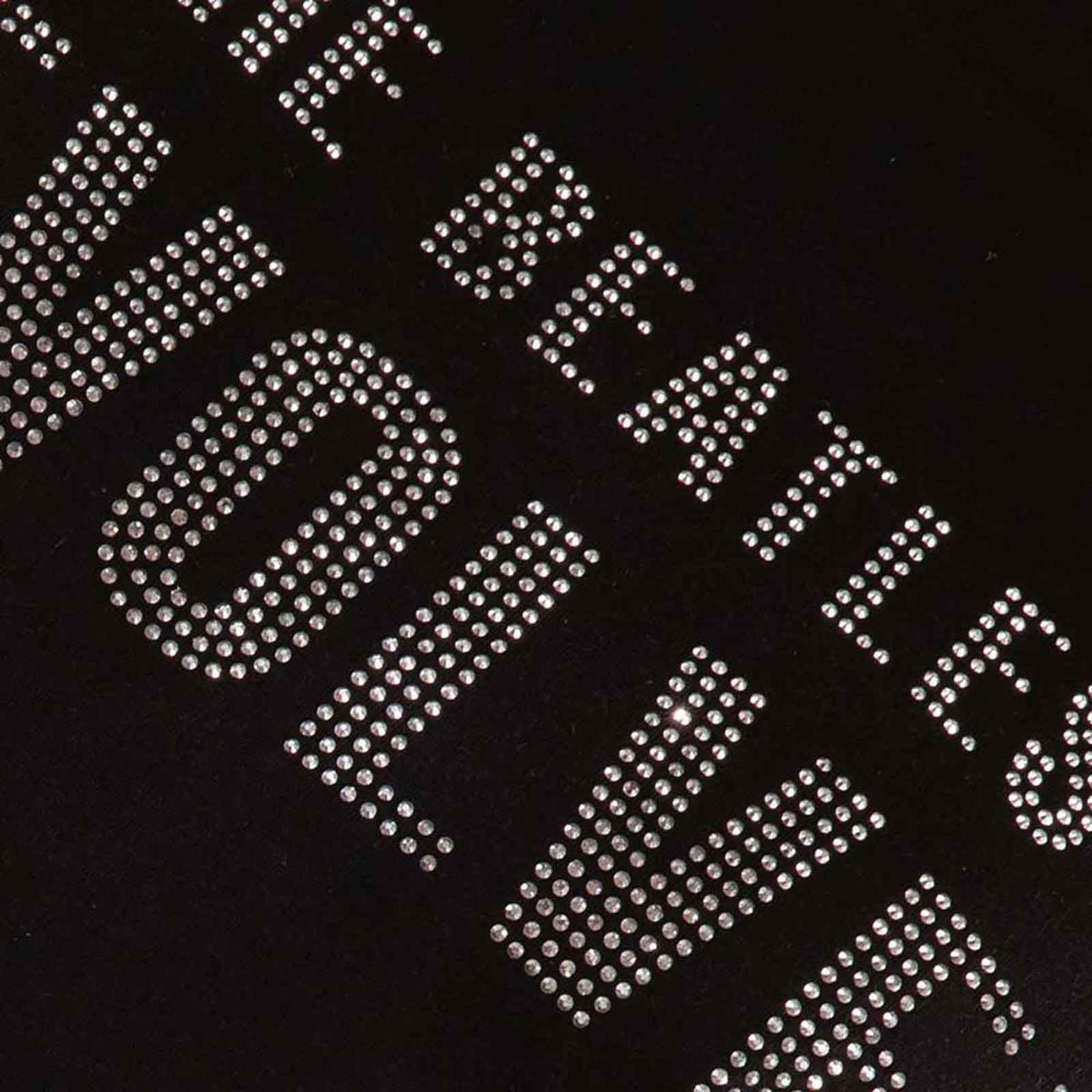 THE BEATLES - REVOLVER CRYSTALS - Ladies T-Shirt Black (Embellished)
