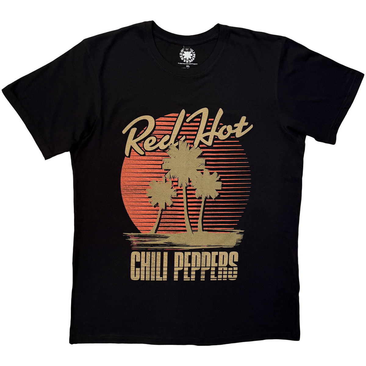 RED HOT CHILI PEPPERS - PALMS - Carbon T-Shirt Black