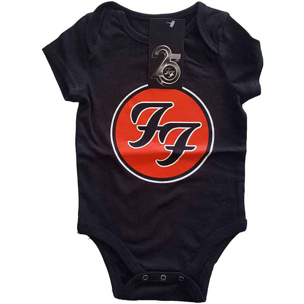 FOO FIGHTERS - FF LOGO - Baby Grow Black
