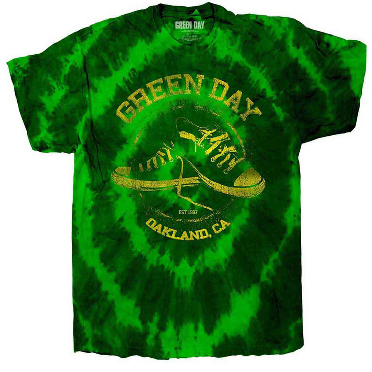 GREEN DAY - ALL STARS - Kids T-Shirt Green (Wash Collection)