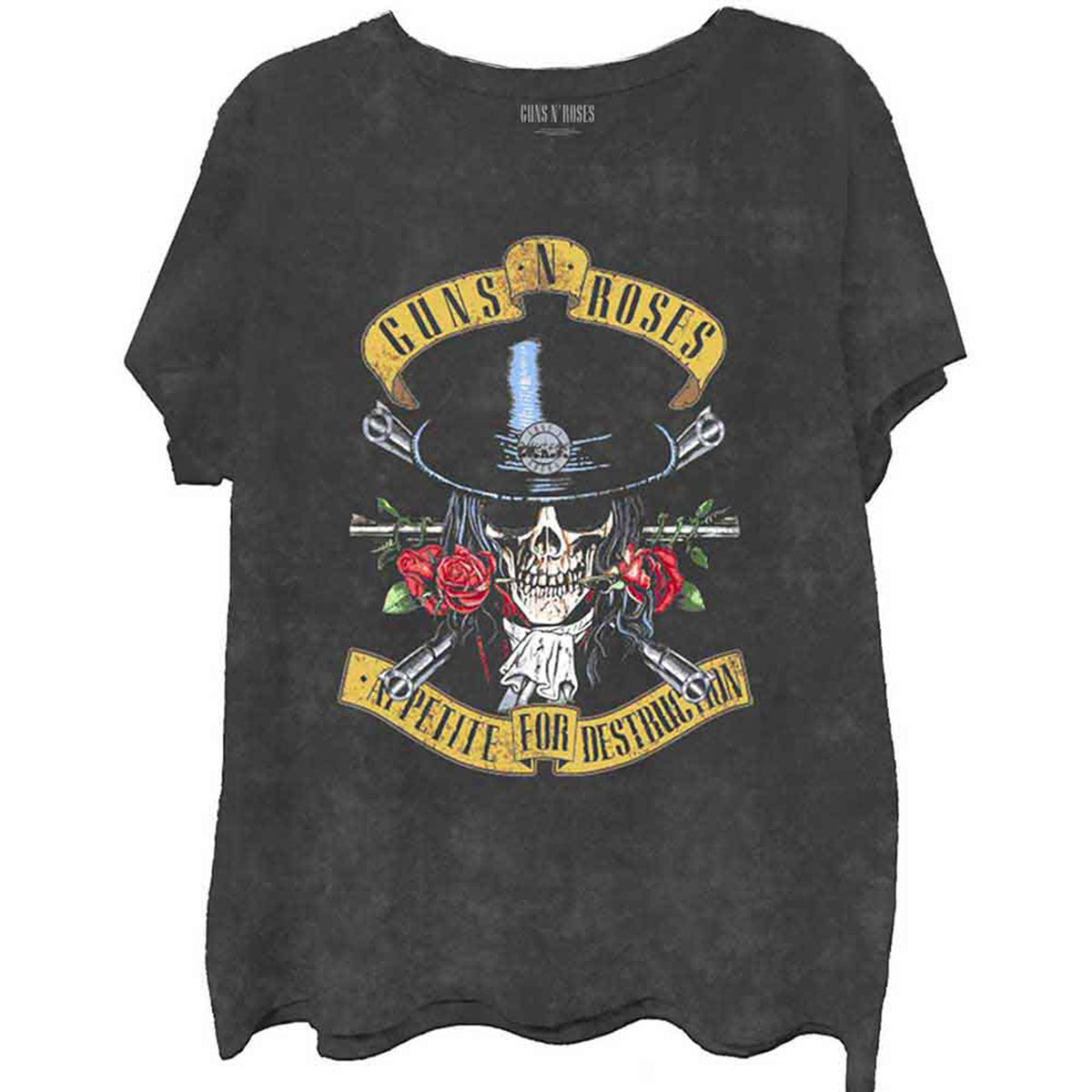 GUNS N ROSES - APPETITE - Kids T-Shirt Black (Wash Collection)