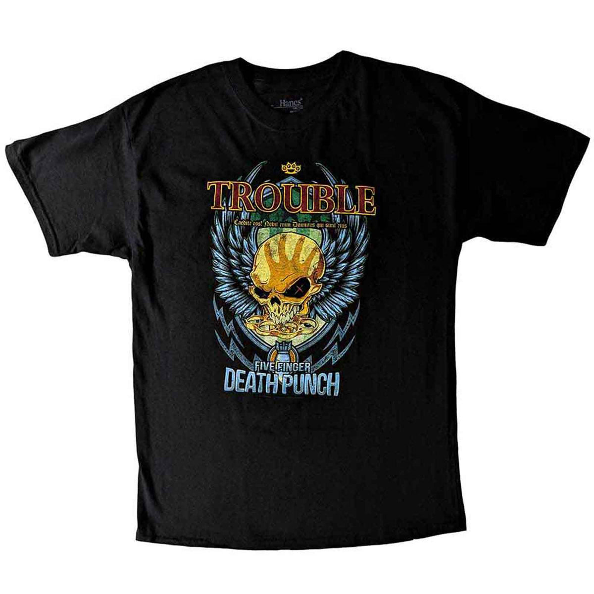 FIVE FINGER DEATH PUNCH - TROUBLE - Kids T-Shirt Black