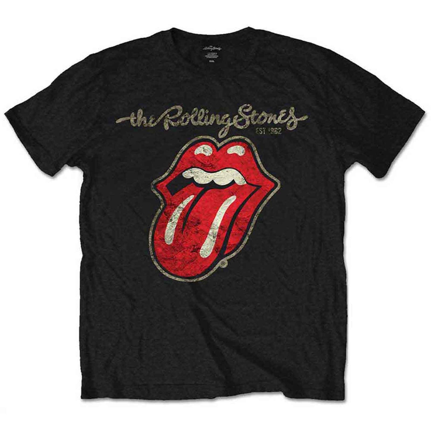 THE ROLLING STONES - PLASTERED TONGUE - Kids T-Shirt Black