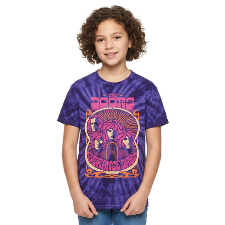 THE DOORS - STRANGE DAYS - Kinder T-Shirt Blau (Wash Collection)