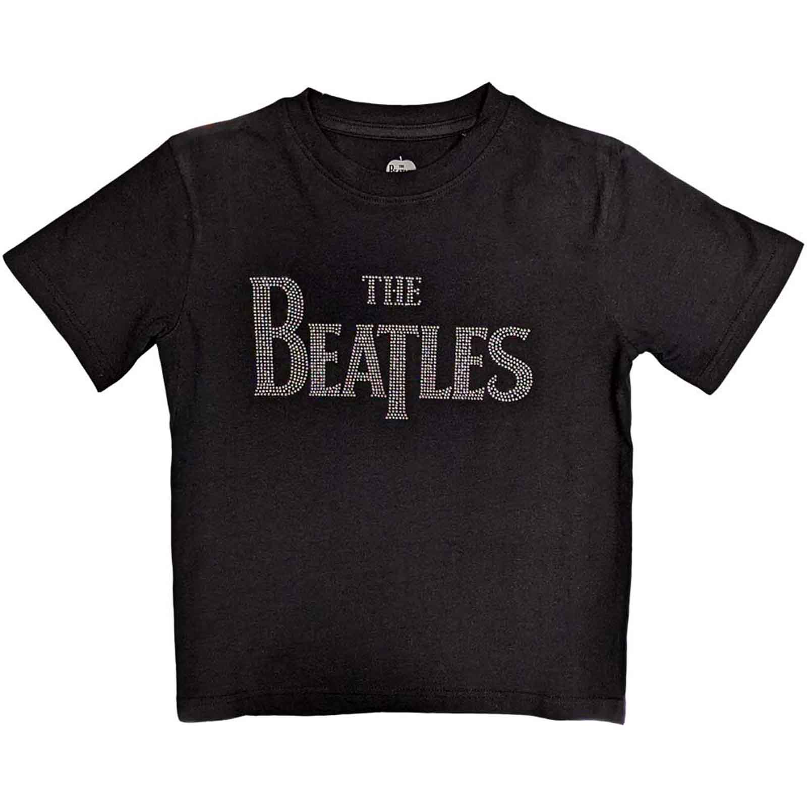 THE BEATLES - DROP T - Kids T-Shirt Black (Embellished)