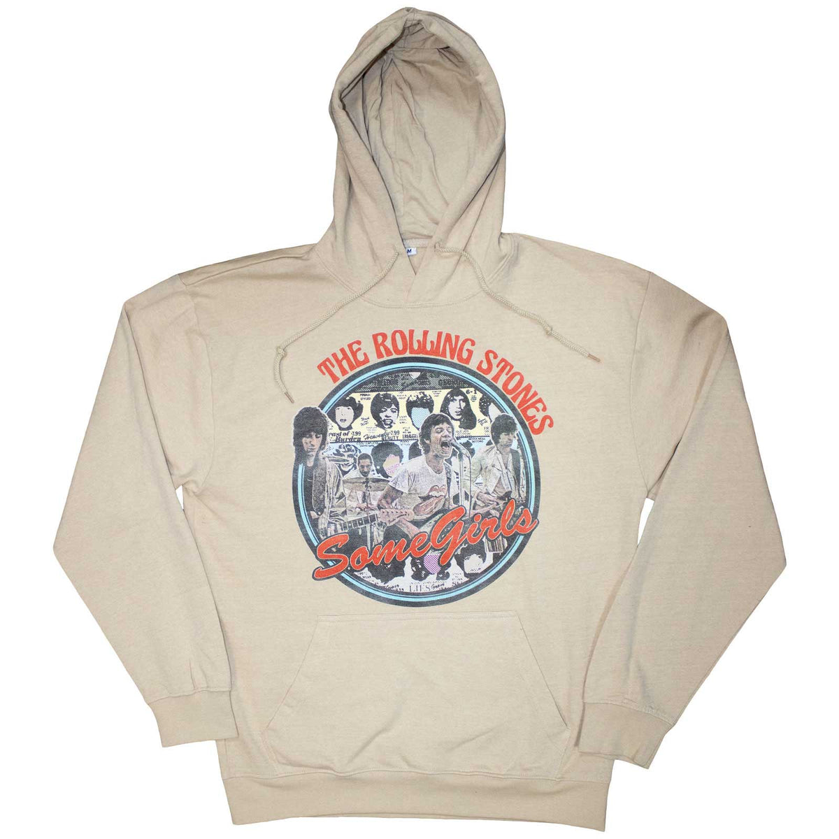 THE ROLLING STONES - SOME GIRLS CIRCLE - Pullover Hoodie Neutral
