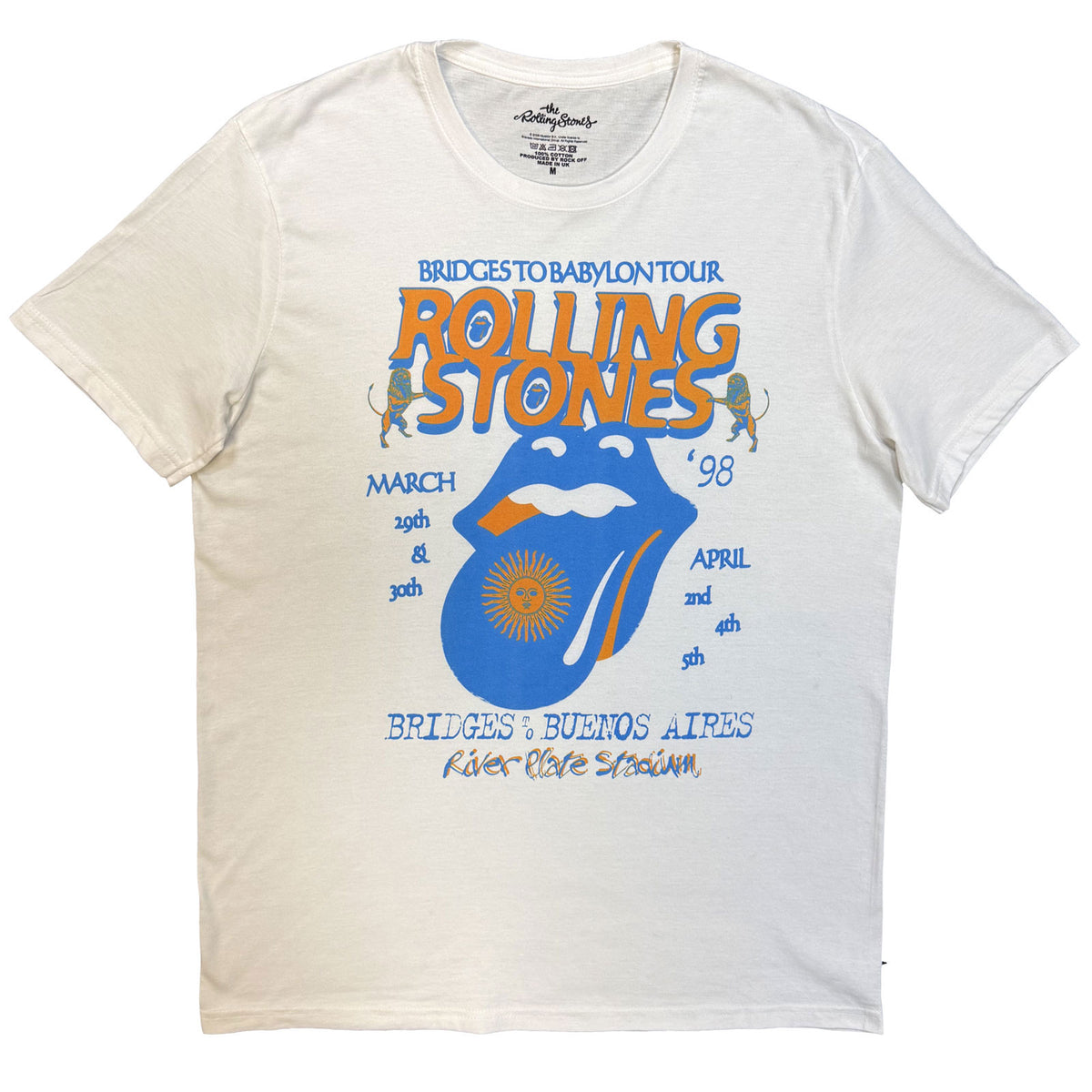 THE ROLLING STONES - RIVER PLATE STADIUM - T-Shirt White