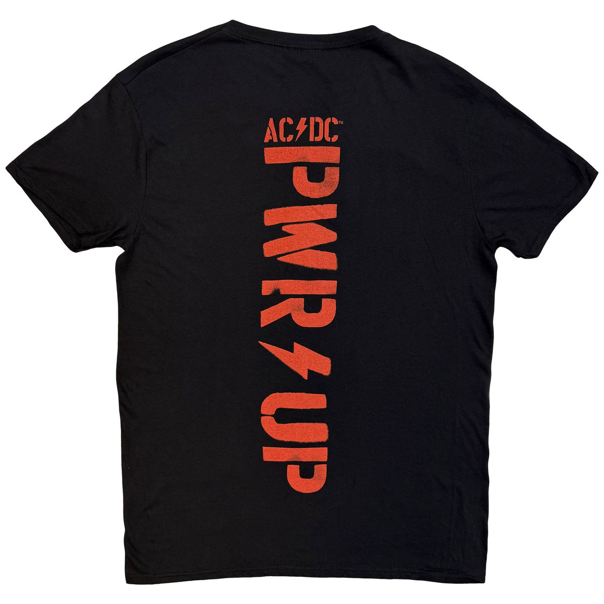 AC/DC - ANGUS FINGER HORNS - T-Shirt Black (Back Print)