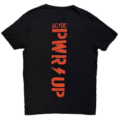 AC/DC - ANGUS FINGER HORNS - T-Shirt Black (Back Print)
