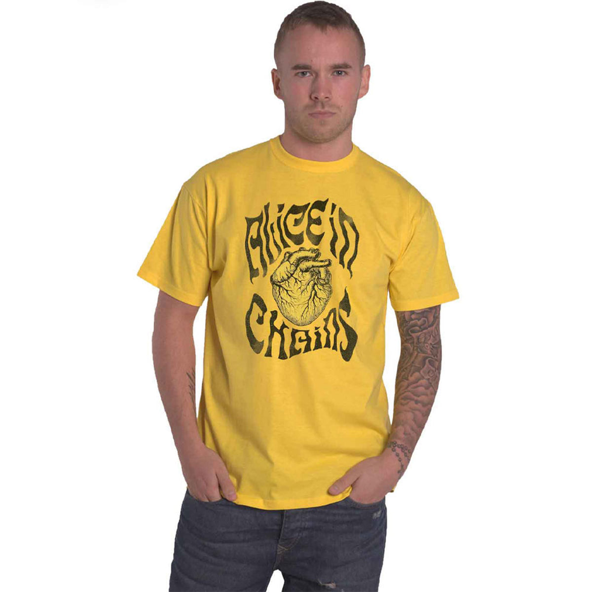 ALICE IN CHAINS - TRANSPLANT - T-Shirt Yellow