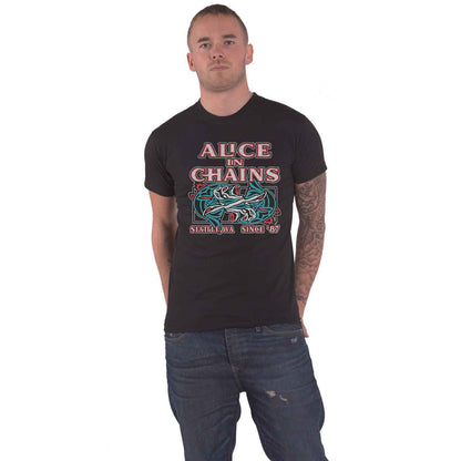 ALICE IN CHAINS - TOTEM FISH - T-Shirt Black