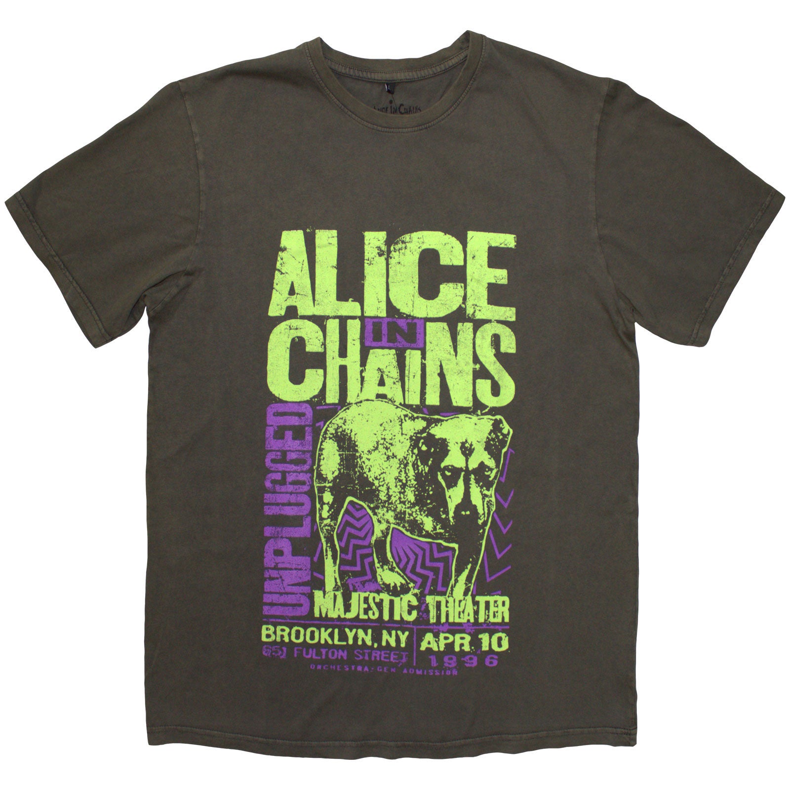 ALICE IN CHAINS - UNPLUGGED DOG - T-Shirt Grey (Wash Collection)