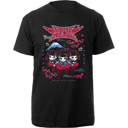 BABYMETAL - PIXEL TOKYO - T-Shirt Black