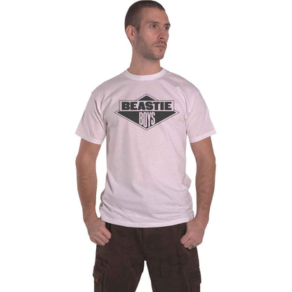 BEASTIE BOYS, THE - B&W LOGO - T-Shirt White