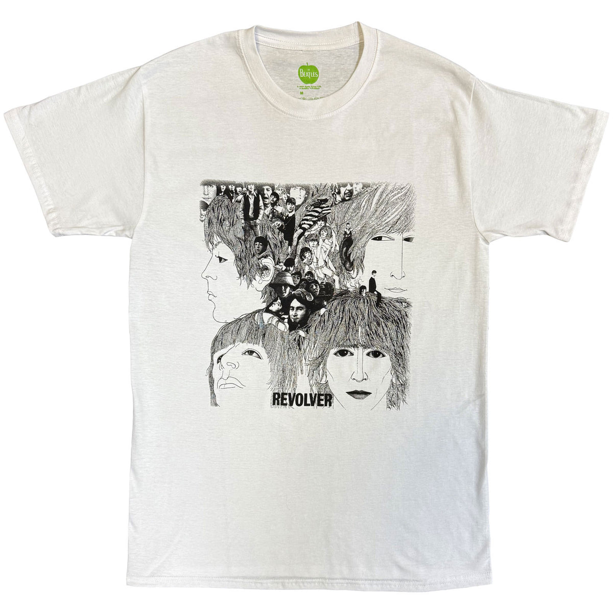 BEATLES, THE - REVOLVER ALBUM COVER - T-Shirt White