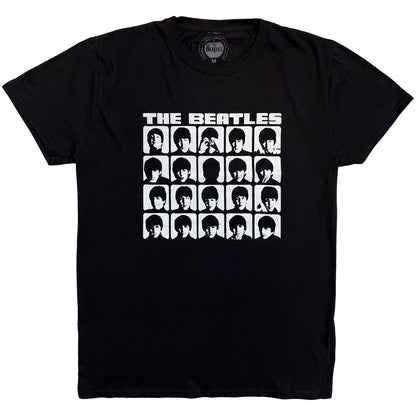 BEATLES, THE - HARD DAYS NIGHT FACES MONO - T-Shirt Schwarz